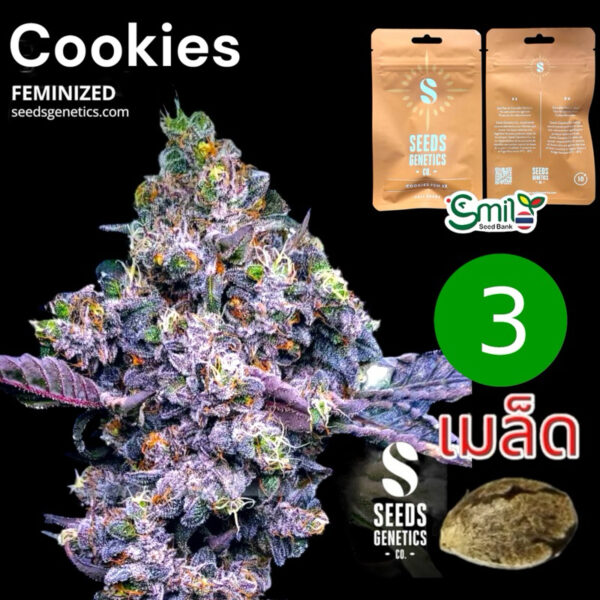 เมล็ดกัญชา Cookies (Fem) - Seeds Genetics.Co