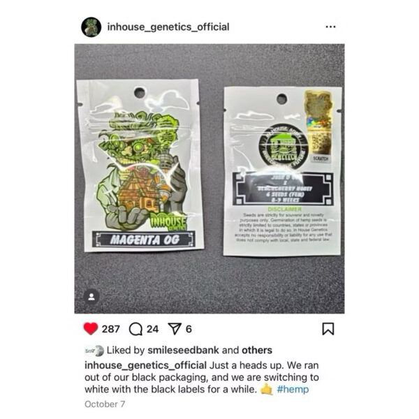 เมล็ดกัญชา Jelly Drip (Fem) Limited Edition* - In House Genetics [LIMITED] - Image 9