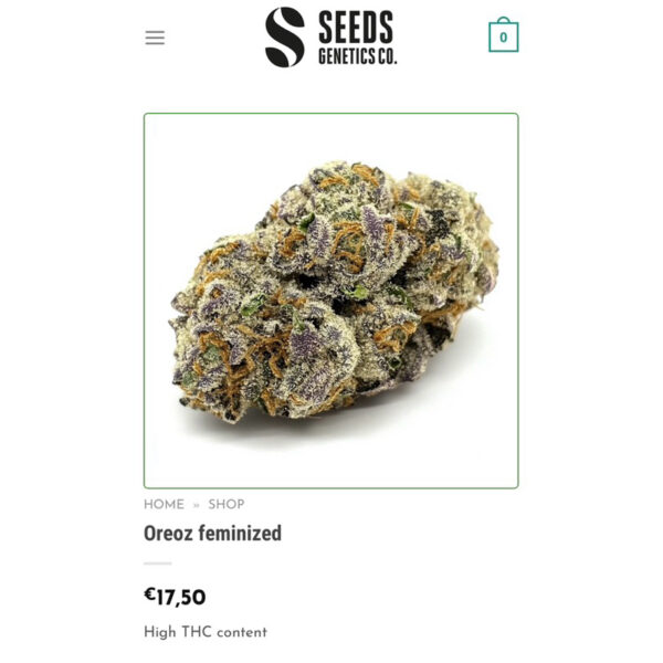 เมล็ดกัญชา Oreoz (Fem) แรง ใหม่* - Seeds Genetics.Co - Image 4
