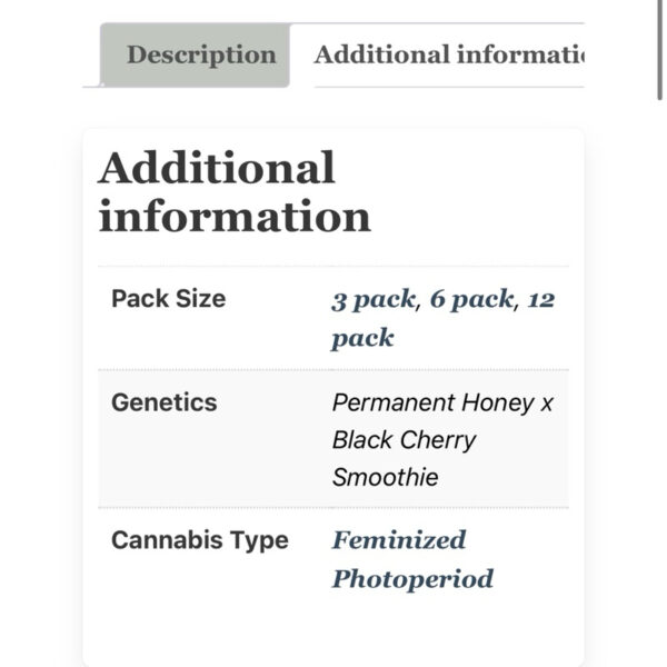 เมล็ดกัญชา Permanent Velvet (Fem) 12/2024* ใหม่ - In House Genetics - Image 7