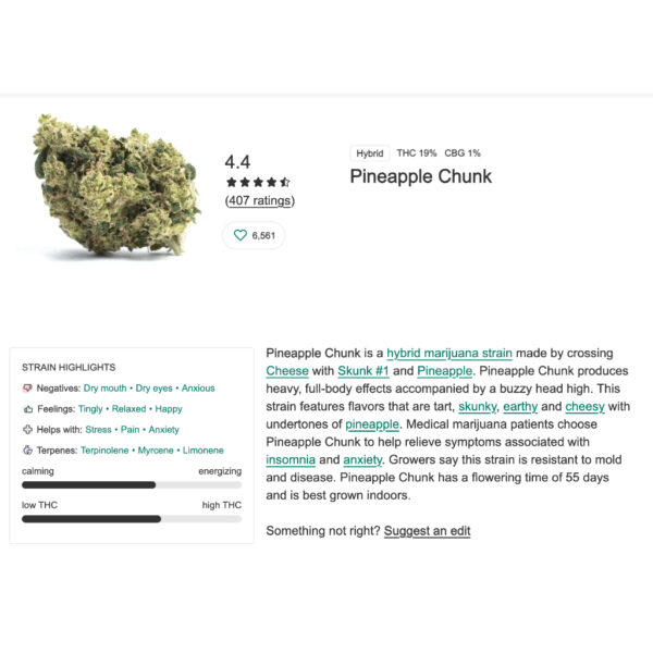 เมล็ดกัญชา Pineapple Chunk (Fem) - Seeds Genetics.Co - Image 4