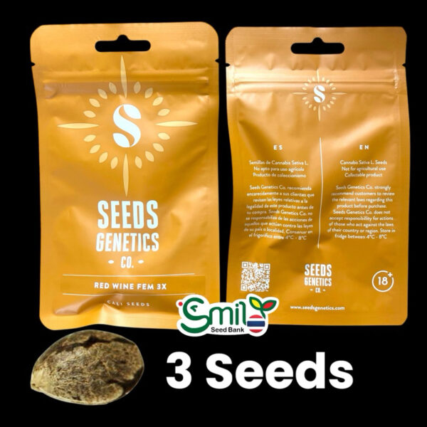 เมล็ดกัญชา Red Wine (Fem) ใหม่ล่าสุด* - Seeds Genetics.Co - Image 6