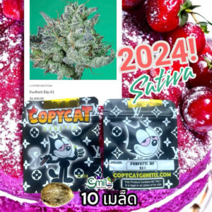 เมล็ดกัญชา Funfetti Dip (Fem) Sativa เบอรี่เค้ก 2024* - Copycat Genetix