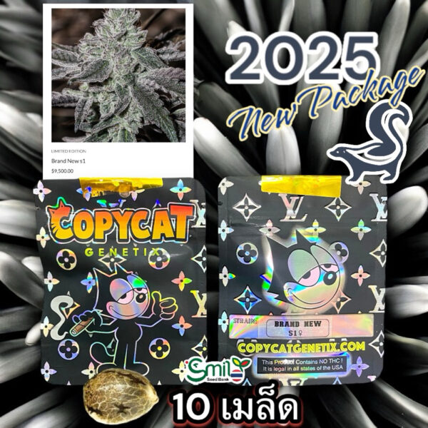 เมล็ดกัญชา Brand New S1 (Fem) Limited New Package 2025* - Copycat Genetixx